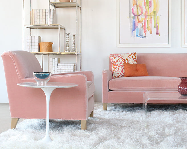 AC222 - Sloane Chair In Vivid Blush