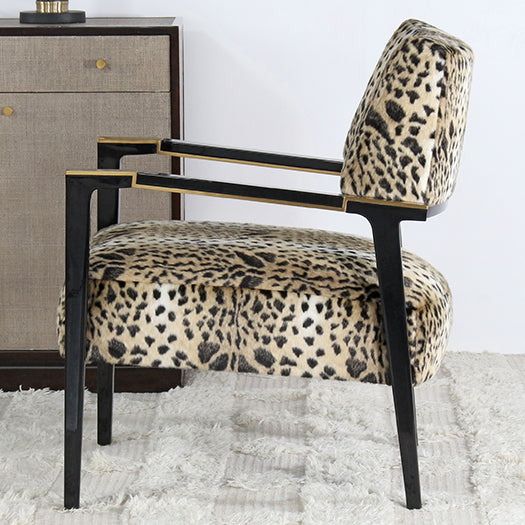 Leopard Arm Chair