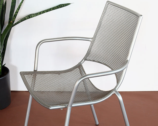 AC246 - Aluminum Mesh Modern Bistro Chair