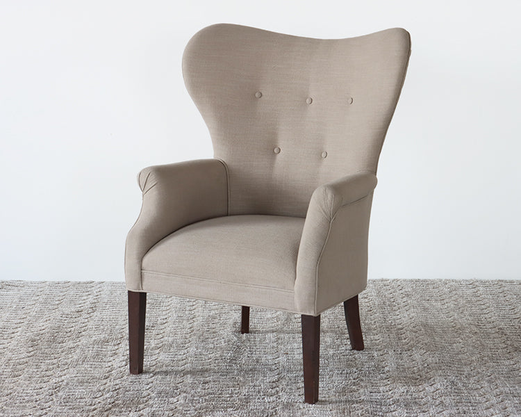 Mitchell Gold Suzanne Chair in Brighton Flint
