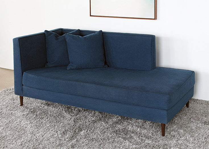 Alice Chaise in Navy