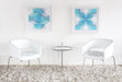 LC241 Amelia Lounge Chair in White Leatherette 