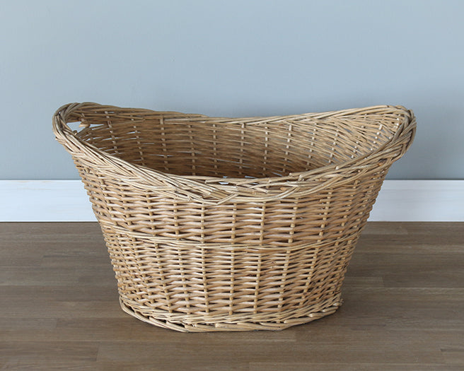 Woven Wicker Storage Basket