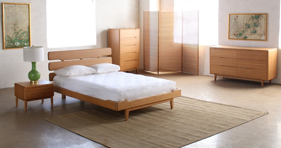 DR82 Modern Bamboo Chest of 5 Drawers
