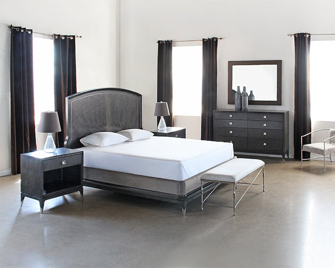 DR126 Black Maple Dresser with Mother of Pearl Accents