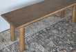 BH113 - Toasted Natural Oak Dining Bench