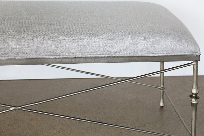 BH96 Sutton House Long Metal Bench