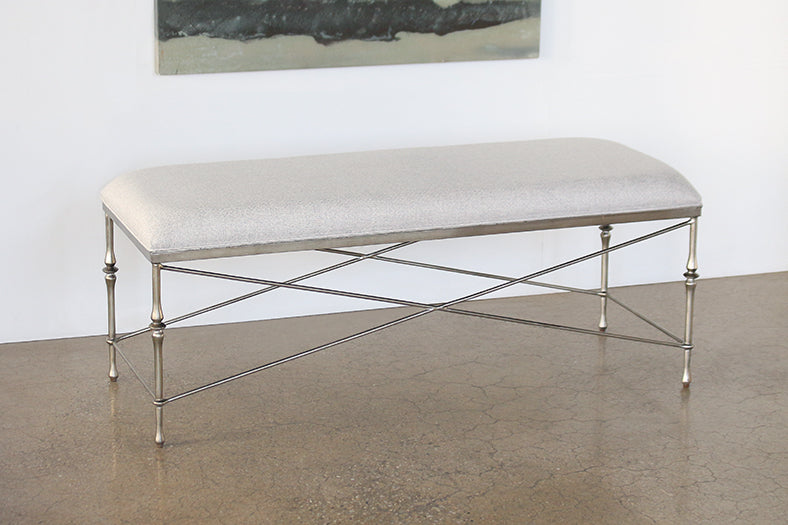 BH96 Sutton House Long Metal Bench