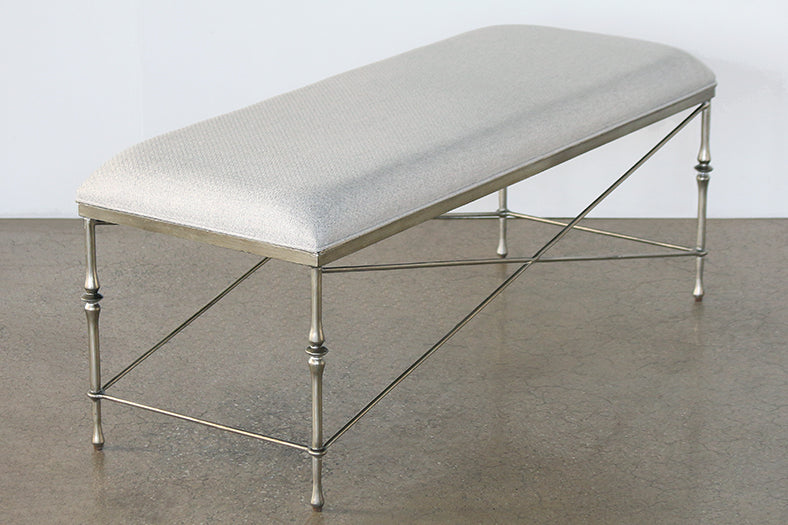 BH96 Sutton House Long Metal Bench