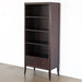 BK67 - Brown 4-Shelf Bookcase with Drawer