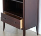 BK67 - Brown 4-Shelf Bookcase with Drawer