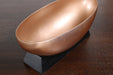 BOWL47 - Large Sunkissed Iron Bowl On Stand