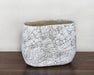 BOWL54 - Large Off White Cement Pot
