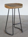 BS03 Detail Rustic Bar Stool