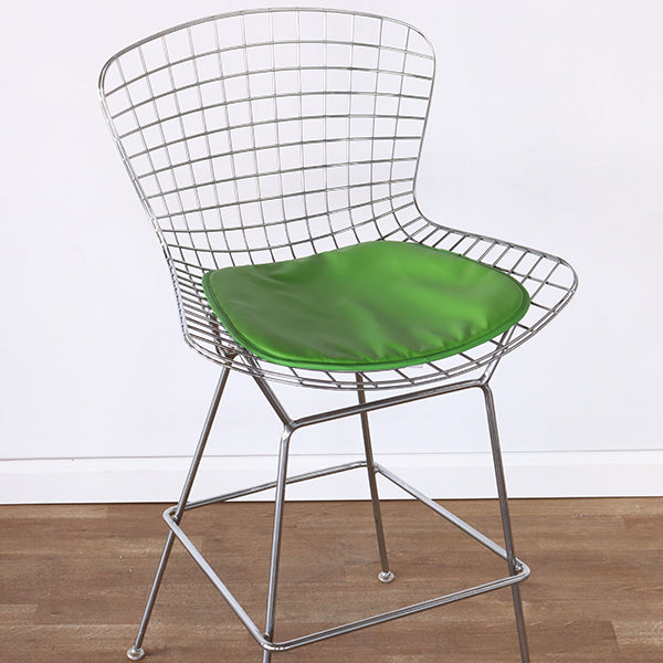 Bertoia Style Chrome Wire Bar Stool