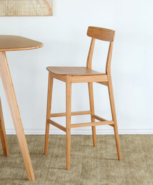 BS51 Modern Bamboo Bar Stool