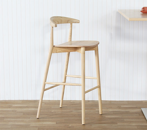 Blonde Ash Bar Stool