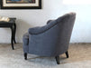 CC201 Grey Tufted Club Chair