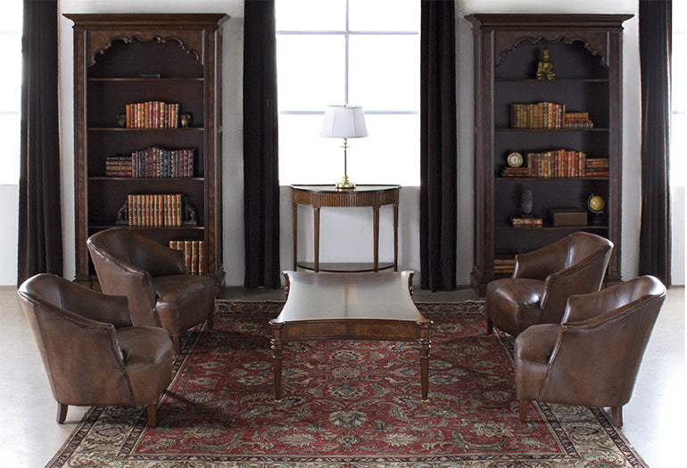 CC244 Lewis Club Chair in Vintage Coffee Leather