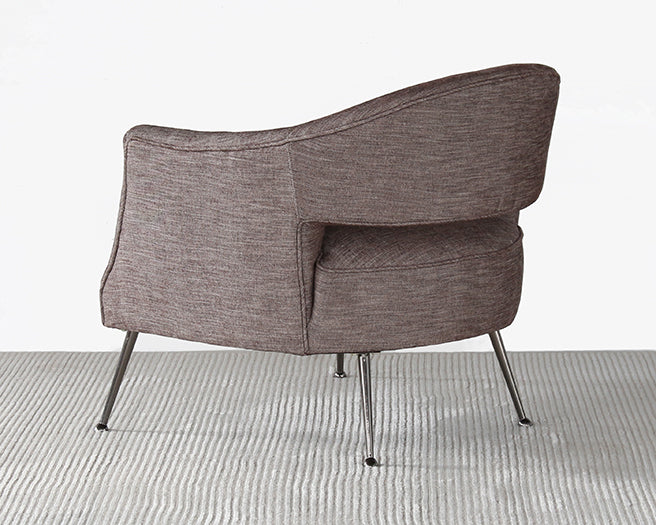 Adara Club Chair in Heathered Aubergine