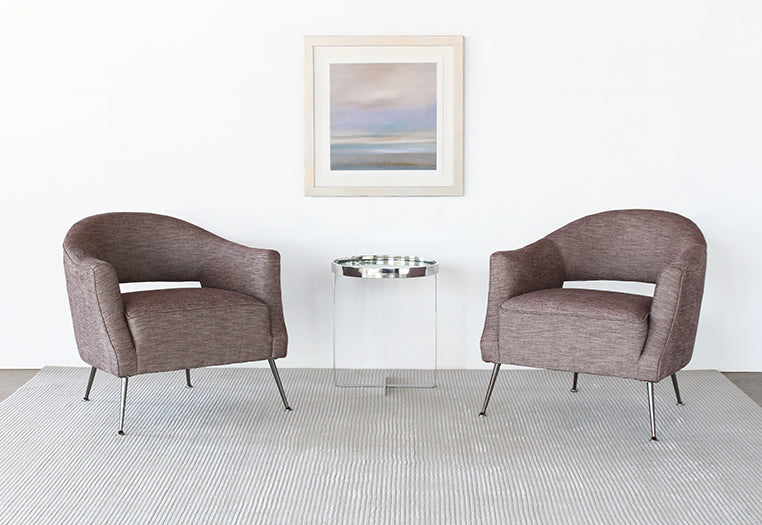 CC247 - Adara Club Chair in Heathered Aubergine