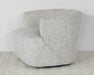 CC258 - White Dove Barrel Back Swivel Lounge Chair