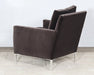 CC266 - Modern Club Chair In Antique Bronze Velvet 
