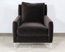 CC266 - Modern Club Chair In Antique Bronze Velvet 