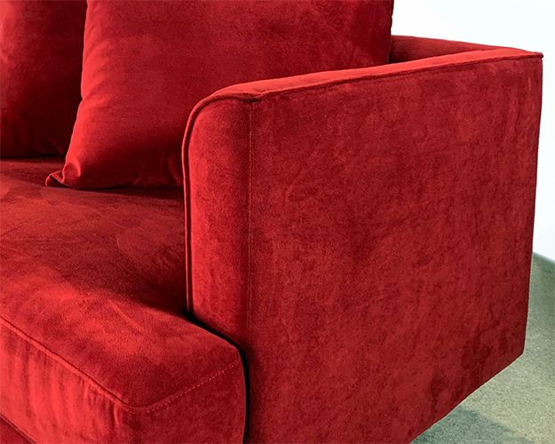 Lexy Chair In Sangria Velvet