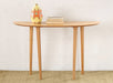 CS163 - Modern Bamboo Demilune Console Table