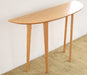 CS163 - Modern Bamboo Demilune Console Table