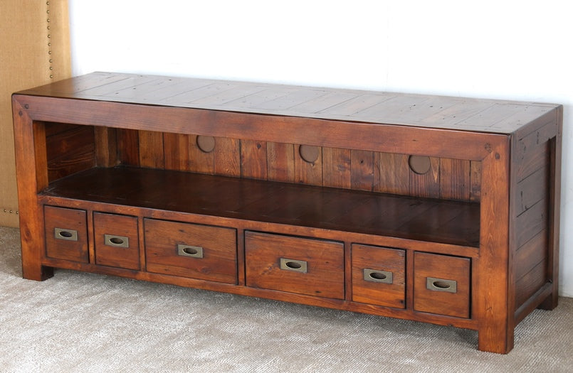 CS183 Post & Rail Media Console 