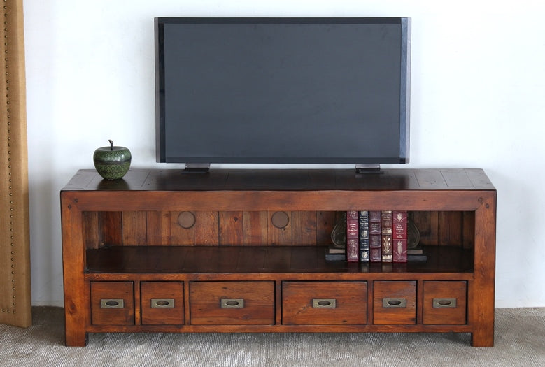 CS183 Post & Rail Media Console 