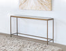 CS188 Mitchell Gold Vienna Console in Antique Brass