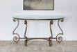 CS199 Solano Console Table with Glass Top