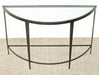 Roundabout Console Table in Antique Pewter 