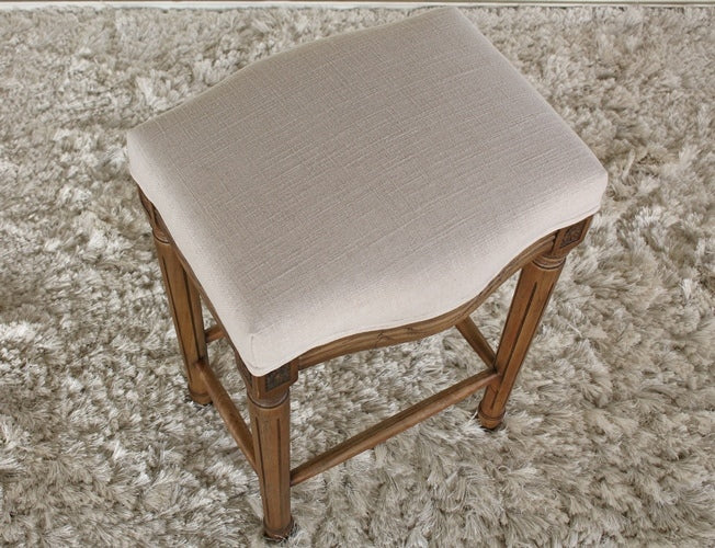 CST57 Natural Wood Backless Counter Stool