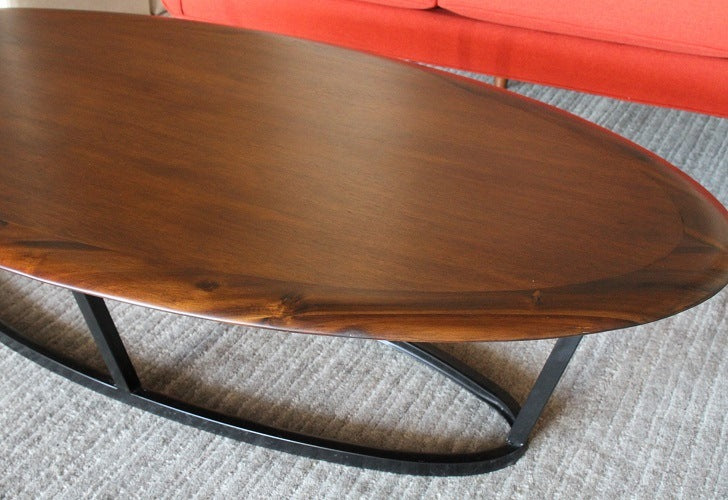 CT198 Surfer Oval Coffee Table Detail