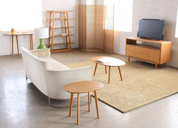 BK40 Modern Bamboo Bookcase