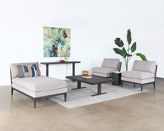 LC289 - Alps Fog Lounge Chair With Mocha Finish