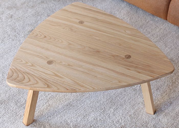 Triangular Coffee Table In Natural