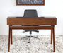 DK116 Danish Modern Writing Desk with Storage Compartments 