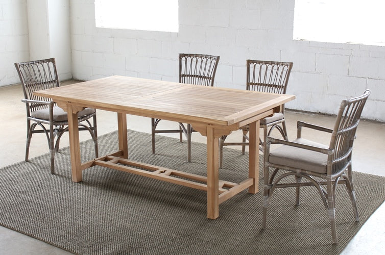 SC137 Bamboo and Woven Rattan Side Chair 