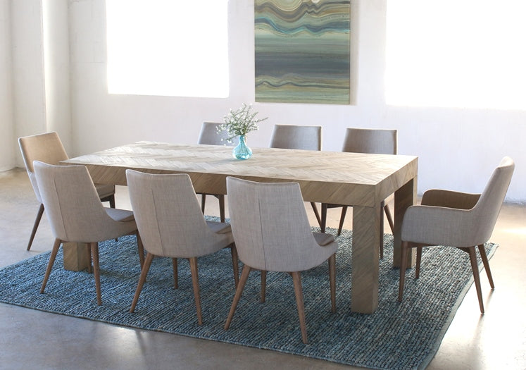 AC196 Walnut Arm Chair with Tan Upholstery