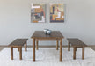 BH113 - Toasted Natural Oak Dining Bench