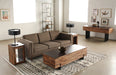 ET366 Reclaimed Wood Cutout Side Table 