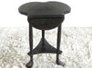 ET371 Mahogany Footed Side Table
