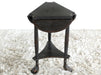 ET371 Mahogany Footed Side Table