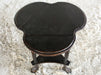 ET371 Mahogany Footed Side Table