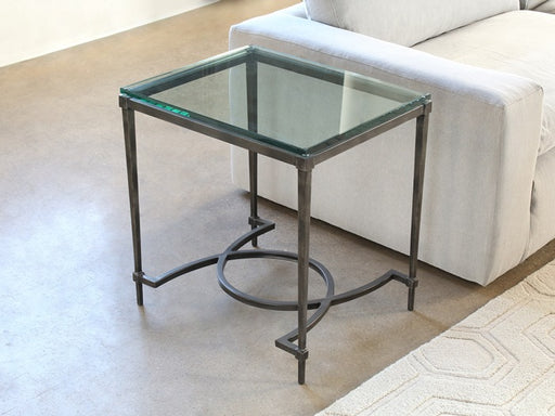 ET401 Palmer End Table with Glass Top